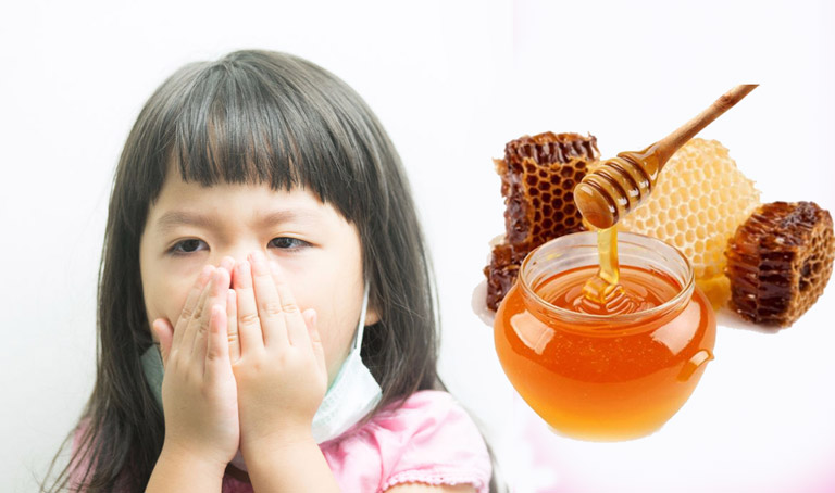 cách trị ho cho trẻ bằng mật ong