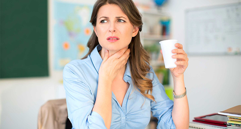 Trào ngược dạ dày thực quản có khả năng gây đau họng